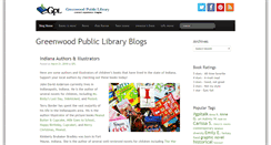 Desktop Screenshot of blogs.greenwoodlibrary.us